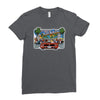 mens retro game out run, ideal gift or birthday present. Ladies Fitted T-Shirt