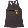 Mom to Bee Unknown Gender Racerback Tank