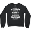 Super Cool Nanny Of A Freaking Awesome Granddaughter Crewneck Sweatshirt