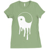 yang and yin dripping chinese symbol fashion geek samurai Ladies Fitted T-Shirt