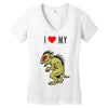chupacabra Women's V-Neck T-Shirt