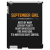 September Girl Hated By Many iPad 3 and 4 Case