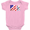 usa 4th of july Baby Onesie
