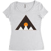 sun treenity Women's Triblend Scoop T-shirt