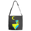 moon cat Adjustable Strap Totes