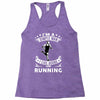 simple man running Racerback Tank