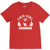 This Girl Loves Her Chihuahua V-Neck Tee
