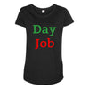 day job Maternity Scoop Neck T-shirt