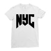 nyc new york city Ladies Fitted T-Shirt