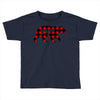 papa christmas bear Toddler T-shirt