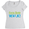 every body walk Women's Triblend Scoop T-shirt