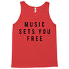 music sets you free Tank Top