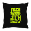 Jedi On The Streets Sith In The Sheets Throw Pillow