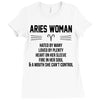 Aries Woman Ladies Fitted T-Shirt
