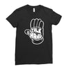talk to the hand Ladies Fitted T-Shirt
