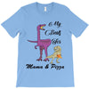 mama &amp; pizza dinasour T-Shirt