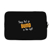 bump in the night Laptop sleeve