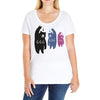 Black Bear Metal Artistshot Ladies Curvy T-Shirt
