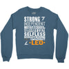 Strong Independent Motivated Leo Crewneck Sweatshirt