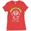 all day Ladies Fitted T-Shirt