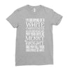 white christmas Ladies Fitted T-Shirt