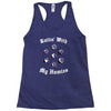 rolling with the homies Racerback Tank