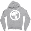 thor logo avengers marvel Zipper Hoodie