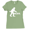 gfoot t shirt funny t shirt cool tshirt sasquatch shirt kids tee shirt Ladies Fitted T-Shirt