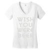 wish you were beer (2) Women's V-Neck T-Shirt
