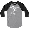 vive le rock! little richard black 3/4 Sleeve Shirt