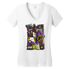 monster at house Women's V-Neck T-Shirt