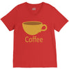 coffee (4) V-Neck Tee