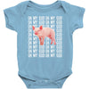 oh my god pig Baby Bodysuit
