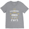legendary riders are born in 1971 V-Neck Tee
