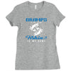 Gramps is my Name Fishing Is My Game Ladies Fitted T-Shirt