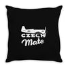 czech mate yak 11 race 86 reno air racer air racing decal Throw Pillow