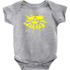 zelda link hylian shield triforce splat Baby Onesie