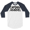 captain marvel 5 3/4 Sleeve Shirt