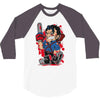 evil cartoon 3/4 Sleeve Shirt