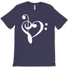 music heart rock baseball jersey T-Shirt