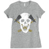 skull axe Ladies Fitted T-Shirt
