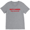 meat is murder V-Neck Tee