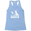 bear grills  funny Racerback Tank