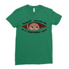 September Peeking Out Baby Boy Ladies Fitted T-Shirt
