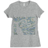 ascii night Ladies Fitted T-Shirt