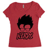 nerds Women's Triblend Scoop T-shirt
