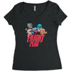 fright club Women's Triblend Scoop T-shirt