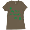 my first st patricks day Ladies Fitted T-Shirt