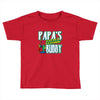 papa's little fishin buddy Toddler T-shirt