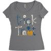 Trick or Treat Women's Triblend Scoop T-shirt